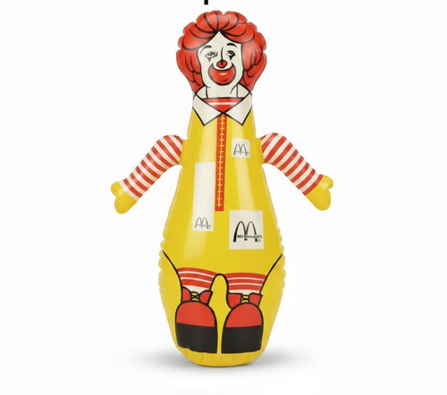Vintage aufblasbarer clown - aufblasbarer,