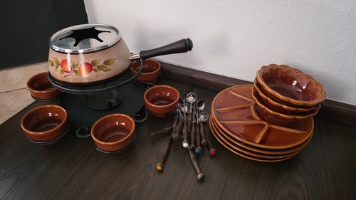 Vintage fondue set tlg - vintage,