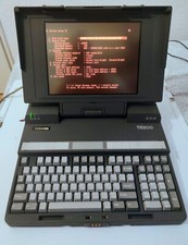 Vintage Toshiba T5200/100 Notebook -Sehr selten! Orangefarbenen Plasmabildschirm