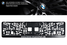 Kennzeichenunterlage/Kennzeichenhalter - BMW "www.bmw-muenchen.de" 1 Stk.