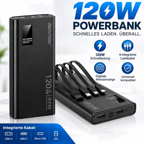Power bank 30000mah 120w - 30000mah,