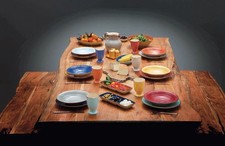 Service mit 6 handgemachten