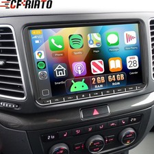 2+64GB Android15 Carplay Autoradio Für VW Sharan 7N1 7N2 Seat Alhambra 2010-2021