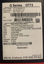 MSI GT72-6QD81FD 17,3 Zoll (1