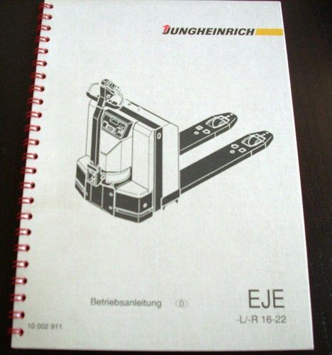 Betriebsanleitung jungheinrich - betriebsanleitung,
