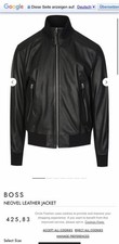 Hugo Boss Herren Jacke Schwarz