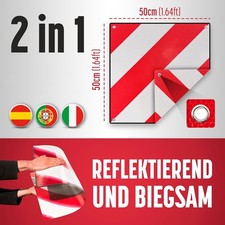 2in1 Warntafel für Italien