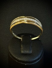 Goldring mit Zirkonia  Gold