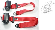 2 rote Sicherheitsgurt Ferrari