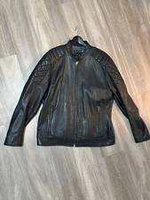Original Boss Lederjacke Gr