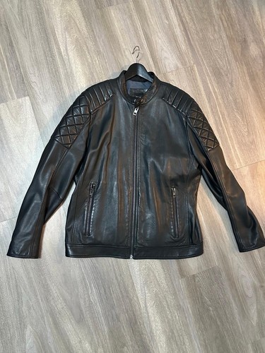 Original boss lederjacke - original,