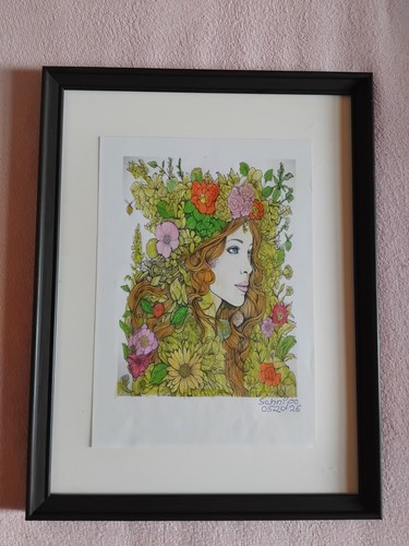 Bild handgemalt - bild,