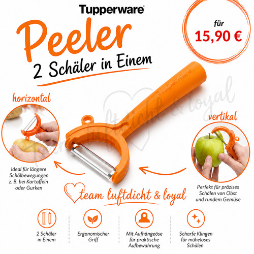 Tupperware in 1 schäler - in,