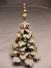 Weihnachtsbaum alt 13cm Puppenstube Christbaum Weihnachtsdeko Gablonz Lauscha