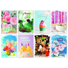 100 Geburtstagskarten