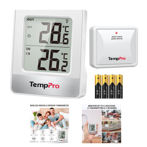 Funk thermometer innen außen - funk-thermometer,
