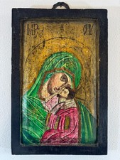 ANTIKE RUSSISCHE IKONE MADONNA