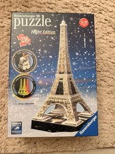 Ravensburger 3D Puzzle Eiffelturm Night Edition - Beleuchtet & Vollständig 