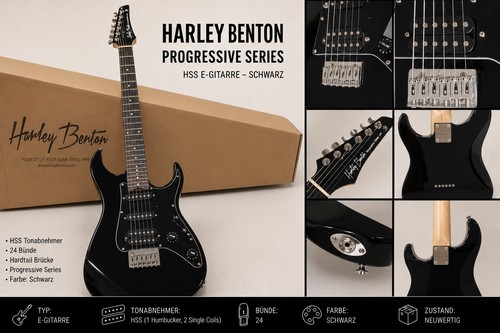 Harley benton gitarre - harley, e-gitarre