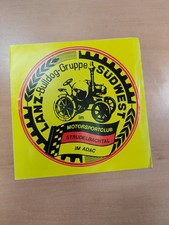 Aufkleber Lanz Bulldog Gruppe Südwest im Motorsportclub Strudelbachtal ADAC K10