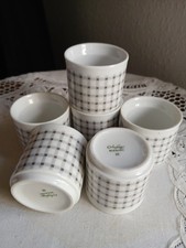 6 Eierbecher Porzellan Arzberg Form 2050 Vintage