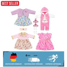 Hochwertige Puppenkleidung mit Klettverschluss für kreative Spielstunden