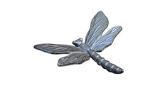 Gartenfigur Libelle Gusseisen