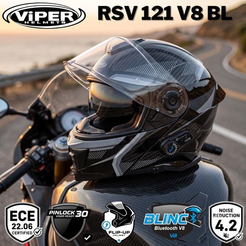 Viper v121 klapphelm mit - klapphelm, blinc