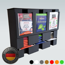 Teebeutelspender Tee Aufbewahrung – Teeregal Wand Teebox Organizer Küche stehend