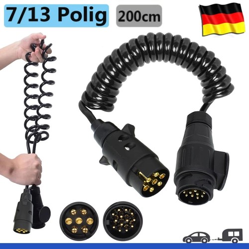 Spiralkabel anhänger - f.,