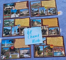 Konvolut von  6 Chronik AK von