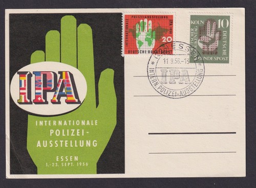 Polizei essen postkarte bund - polizei,