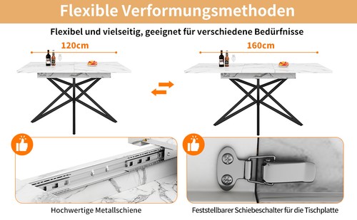 Sonnenh esstisch 120 x - x,