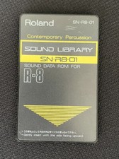 ROLAND R8 Cartridge SN-R8-01 Card “Contemporary Percussion“ for R8/R8m