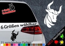 Stierkopf Aufkleber -6