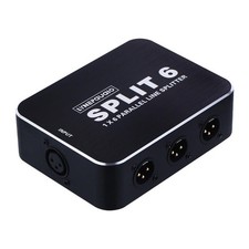 1PC XLR Splitter 6-Pegel-Signal-Splitter Audio-Lautsprecher Audio-Ausrüstung