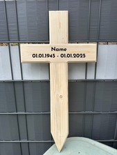 Grabkreuz aus Holz 70cm hoch