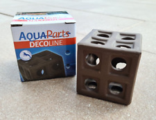 Tonhöhle Nano Dekowürfel Laichhöhle 6,5cm braun Garnelen Würfel Cube Aquarium