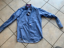 Paul & Shark Hemd Freizeithemd Herren Größe 40 blau weiß NEU mit Etikett