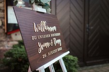 Hochzeitsdekoration Schild
