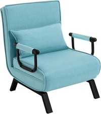 Schlafsessel Relaxsessel mit Verstellbarer Rückenlehne abnembares Kissen SKS45bl