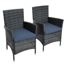 Polyrattan Gartenstuhl Set 2er