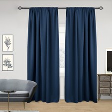 EUGAD 2er Set Vorhänge