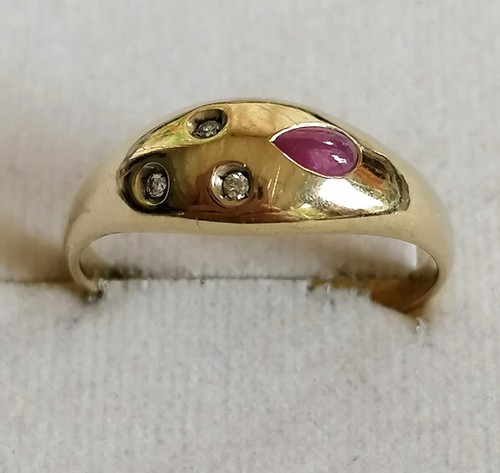 Antik goldring gelbgold ring - goldring,