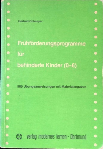 Frühförderungsprogramme für