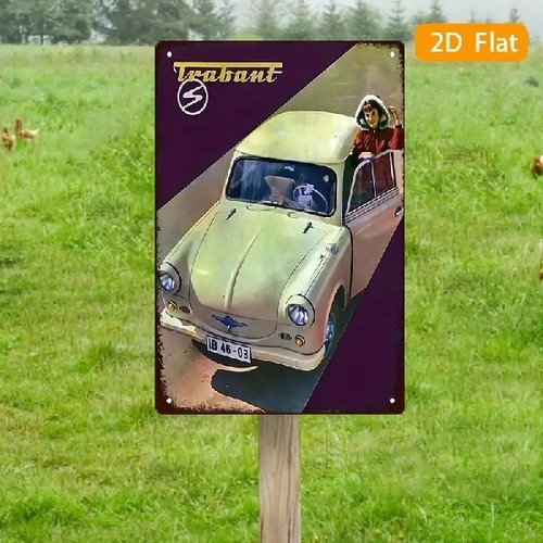 Blechschild trabant 500 ifa - blechschild,