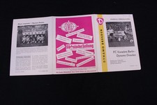 Programmheft DDR Oberliga