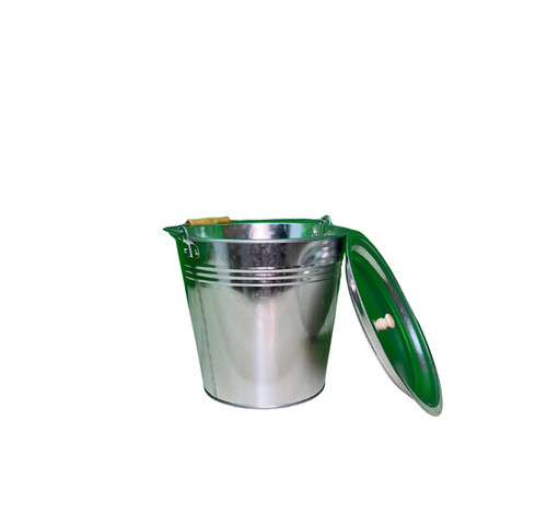 Liter ascheeimer mit - 12,