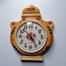 Baduf Küchenuhr - Wanduhr Quartz mit Glasdeckel - Rumtopf 