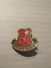 grosse Brosche Becks Beck's